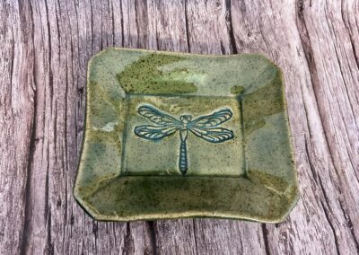 Green Dragonfly Platter, Martha Conan Pottery, Pottery, Upstate New York Pottery, Syracuse Pottery, Syracuse Potter, Central New York Pottery, Potters in Central New York, Best Potters in Syracuse. Best Pottery in Syracuse, Best Pottery in Upstate New York, Best Pottery in Central New York, CNY Pottery, local pottery CNY