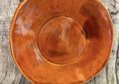 burnt sienna pumpkin platter, Martha Conan Pottery, Pottery, Upstate New York Pottery, Syracuse Pottery, Syracuse Potter, Central New York Pottery, Potters in Central New York, Best Potters in Syracuse. Best Pottery in Syracuse, Best Pottery in Upstate New York, Best Pottery in Central New York, CNY Pottery, local pottery CNY